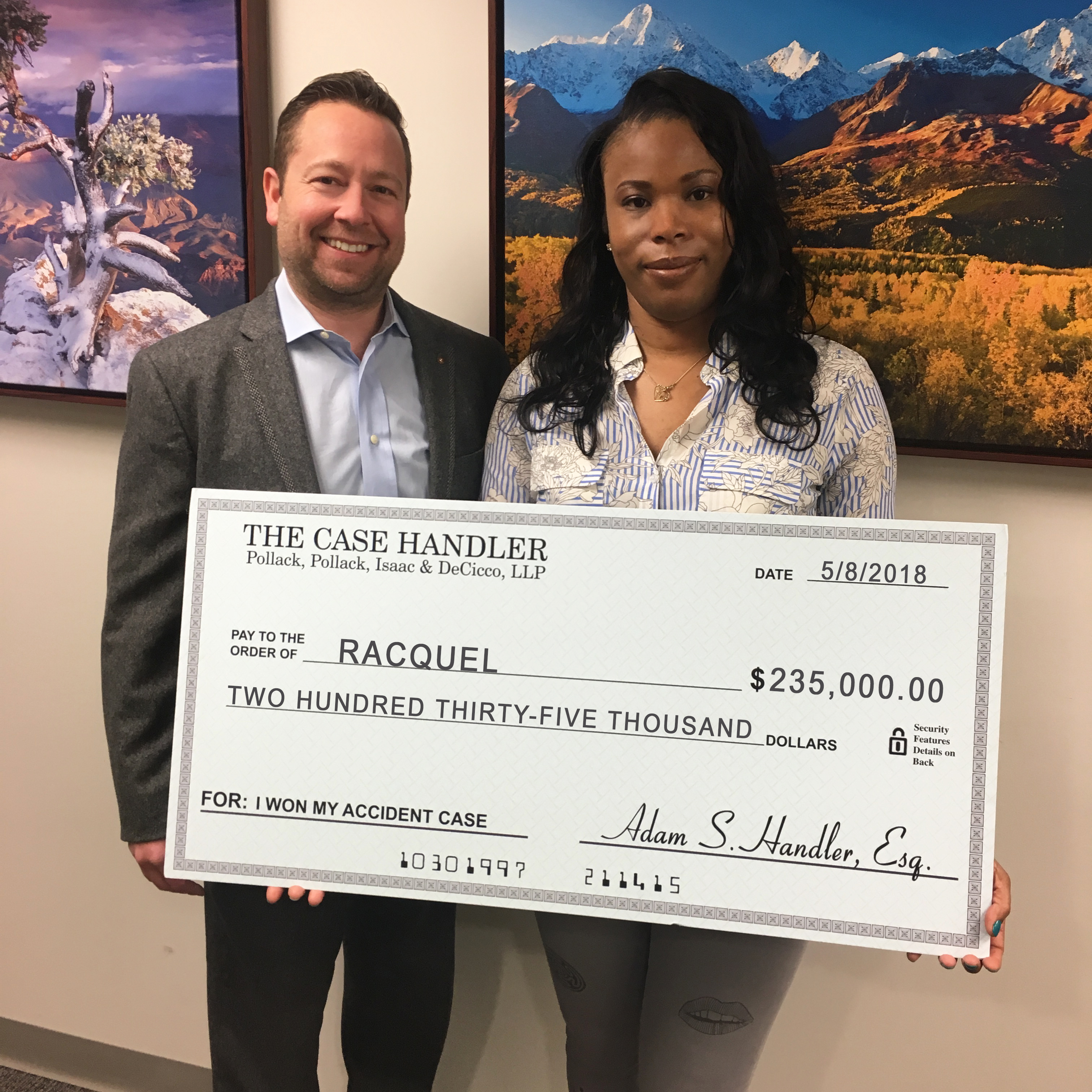 New York Passenger Injury Attorneys Review: Racquel