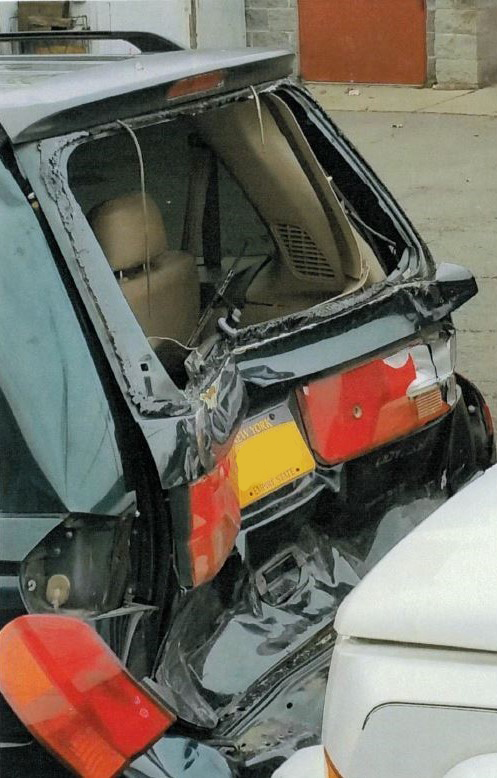 Anthony's Car damage