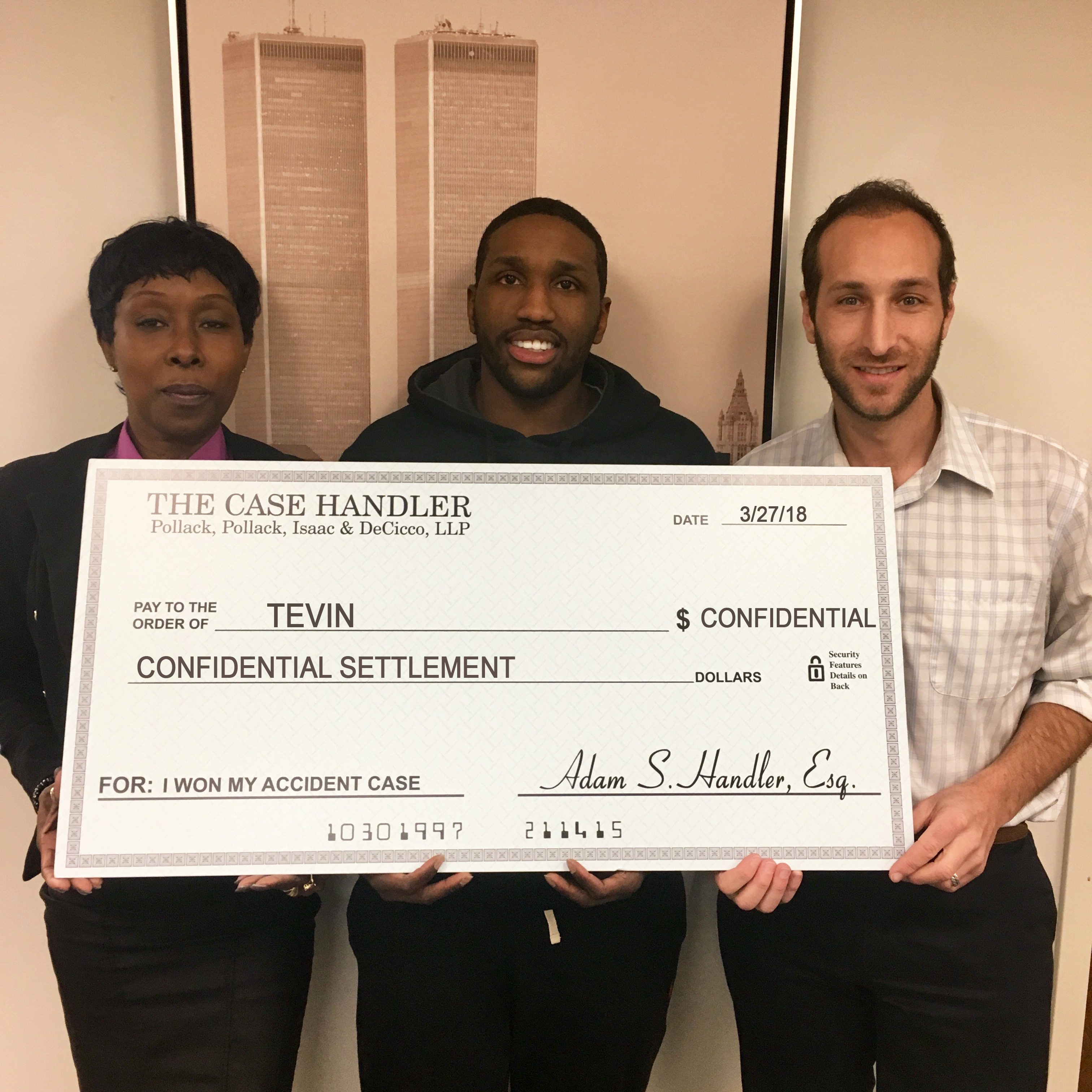 Town of Hempstead car accident lawyer review Tevin